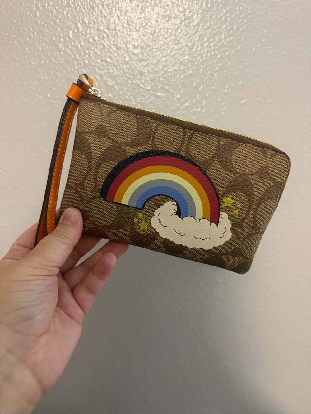Coach rainbow wristlet - Picture 2 of 6